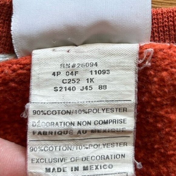VTG 90s Champion Athletic Reverse Weave Crewneck Sweatshirt Mens Size Large Rust - Picture 9 of 10